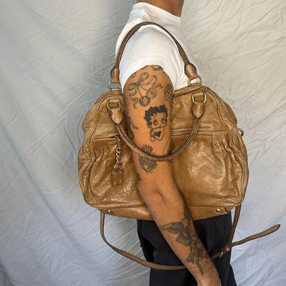 Vintage Miu Miu Nappa Leather Mini Charm Bag – 2010s