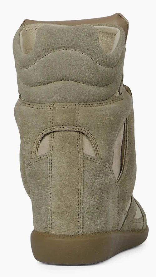 Isabel Marant BEKETT Suede Hidden Wedge Sneakers Shoes
